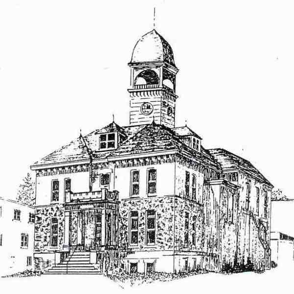 Victoria Jubilee Hall, Walkerton ON sketch